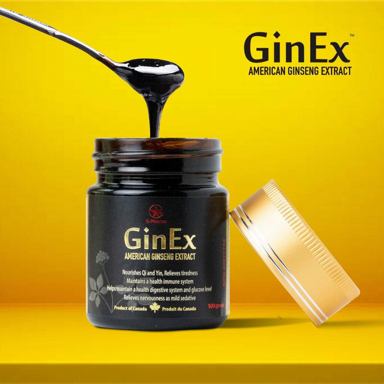 GinEx®西洋参黑膏滋®（100克装） - 图片 5